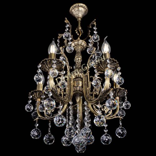 Люстра бронзовая Матильда №5/2 Шар в Кирове Гусь Хрустальный