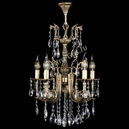 Люстра бронзовая Матильда №5/2 Журавлик в Кирове Гусь Хрустальный