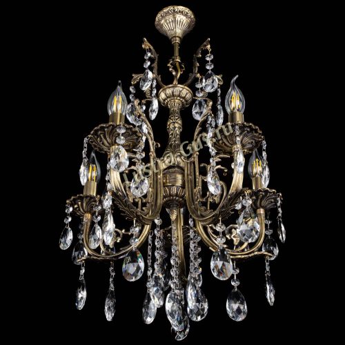 Люстра бронзовая Матильда №5/2 Журавлик в Кирове Гусь Хрустальный