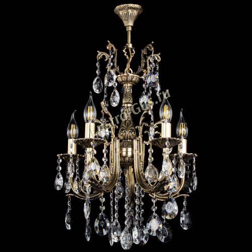 Люстра бронзовая Матильда №5/2 Звездочка в Кирове Гусь Хрустальный