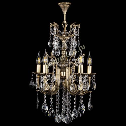 Люстра бронзовая Матильда №5/3 Баден в Кирове Гусь Хрустальный