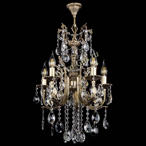 Люстра бронзовая Матильда №5/3 Баден в Кирове Гусь Хрустальный