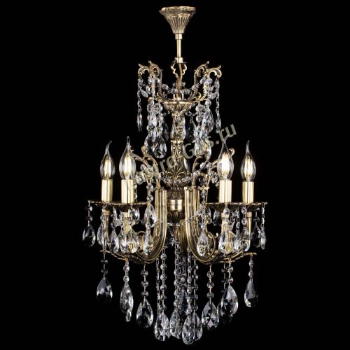 Люстра бронзовая Матильда №5/3 Журавлик в Кирове Гусь Хрустальный