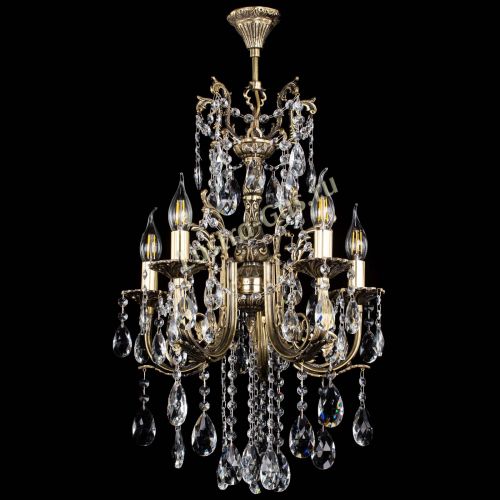 Люстра бронзовая Матильда №5/3 Журавлик в Кирове Гусь Хрустальный