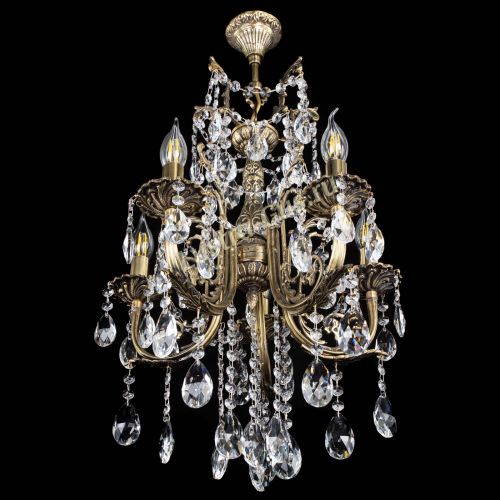 Люстра бронзовая Матильда №5/3 Журавлик в Кирове Гусь Хрустальный