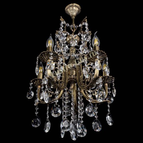 Люстра бронзовая Матильда №5/3 Звездочка в Кирове Гусь Хрустальный