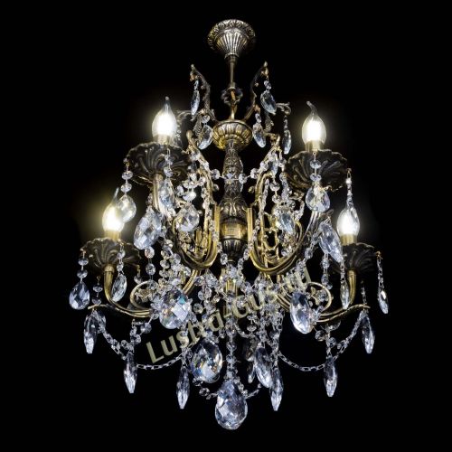 Люстра бронзовая Матильда №5 Баден в Кирове Гусь Хрустальный