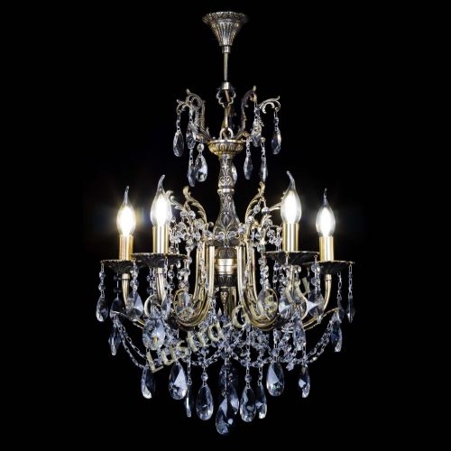 Люстра бронзовая Матильда №5 Лучик в Кирове Гусь Хрустальный