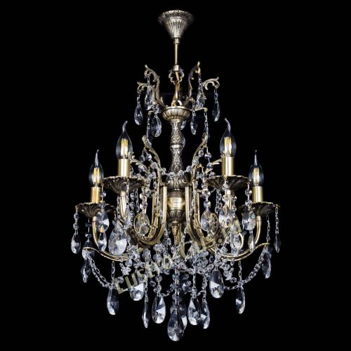 Люстра бронзовая Матильда №5 Лучик в Кирове Гусь Хрустальный