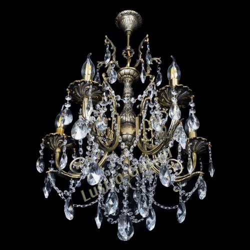 Люстра бронзовая Матильда №5 Лучик в Кирове Гусь Хрустальный