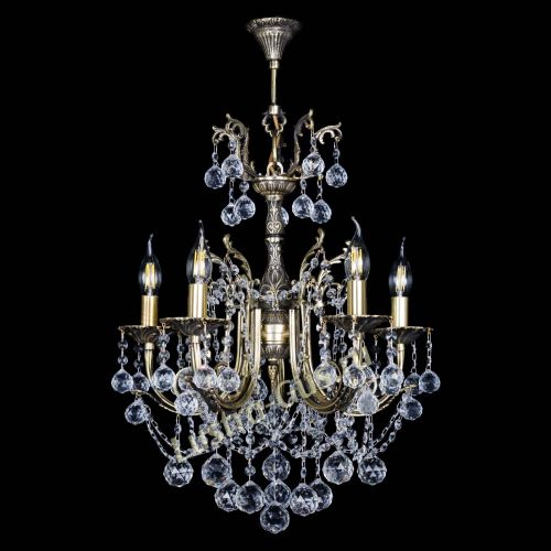 Люстра бронзовая Матильда №5 Шар в Кирове Гусь Хрустальный