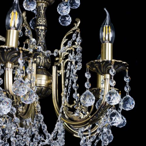 Люстра бронзовая Матильда №5 Шар в Кирове Гусь Хрустальный