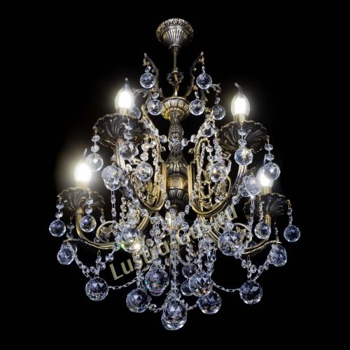 Люстра бронзовая Матильда №5 Шар в Кирове Гусь Хрустальный