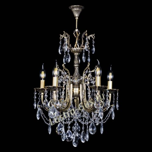 Люстра бронзовая Матильда №5 Журавлик в Кирове Гусь Хрустальный