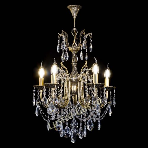 Люстра бронзовая Матильда №5 Журавлик в Кирове Гусь Хрустальный