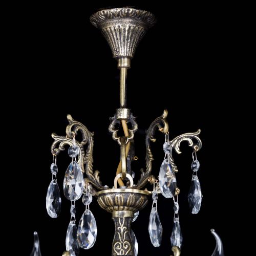 Люстра бронзовая Матильда №5 Журавлик в Кирове Гусь Хрустальный