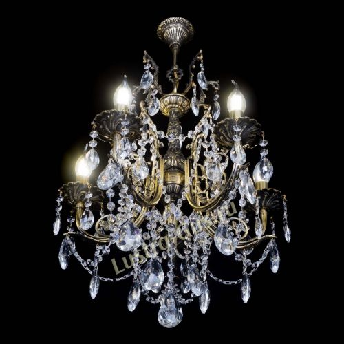 Люстра бронзовая Матильда №5 Журавлик в Кирове Гусь Хрустальный