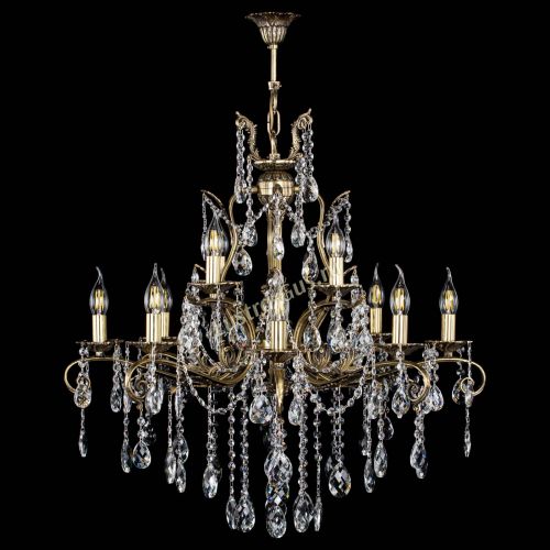 Люстра бронзовая Мелания №12/2 баден в Кирове Гусь Хрустальный