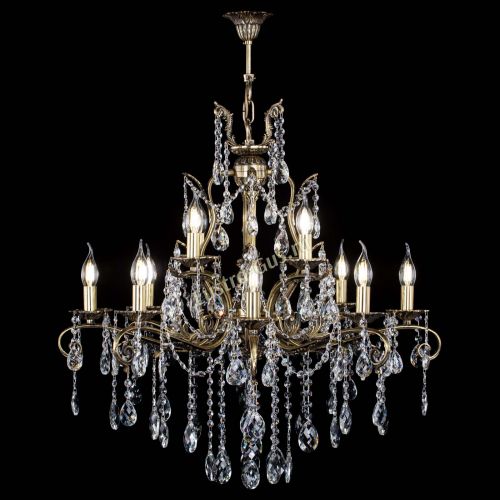 Люстра бронзовая Мелания №12/2 баден в Кирове Гусь Хрустальный