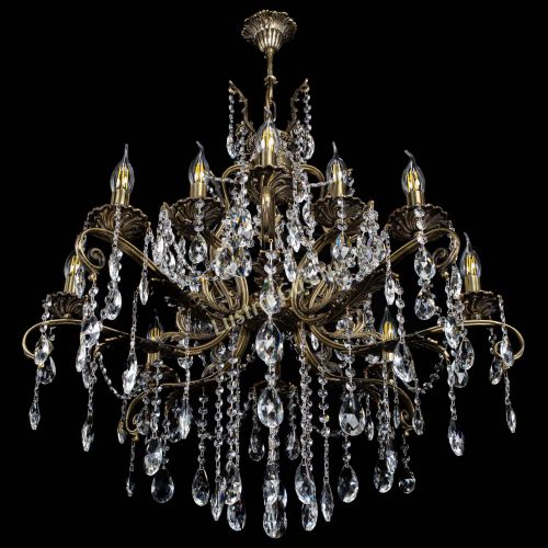 Люстра бронзовая Мелания №12/2 журавлик в Кирове Гусь Хрустальный