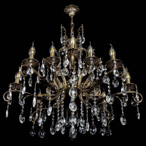 Люстра бронзовая Мелания №12/1 баден в Кирове Гусь Хрустальный