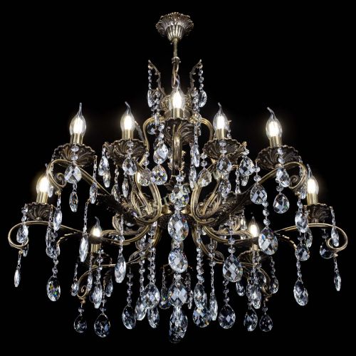 Люстра бронзовая Мелания №12/1 баден в Кирове Гусь Хрустальный