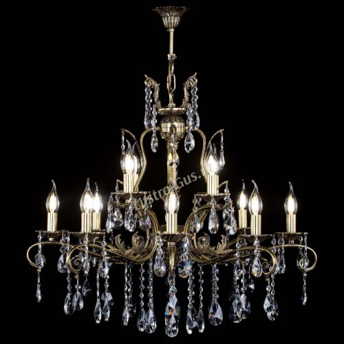 Люстра бронзовая Мелания №12/1 лучик в Кирове Гусь Хрустальный