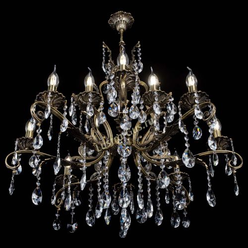 Люстра бронзовая Мелания №12/1 лучик в Кирове Гусь Хрустальный