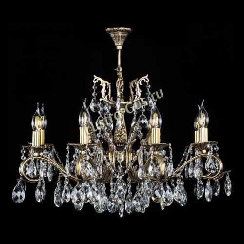 Люстра бронзовая Милана №1 баден в Кирове Гусь Хрустальный