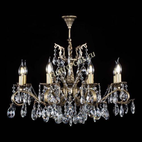 Люстра бронзовая Милана №1 баден в Кирове Гусь Хрустальный