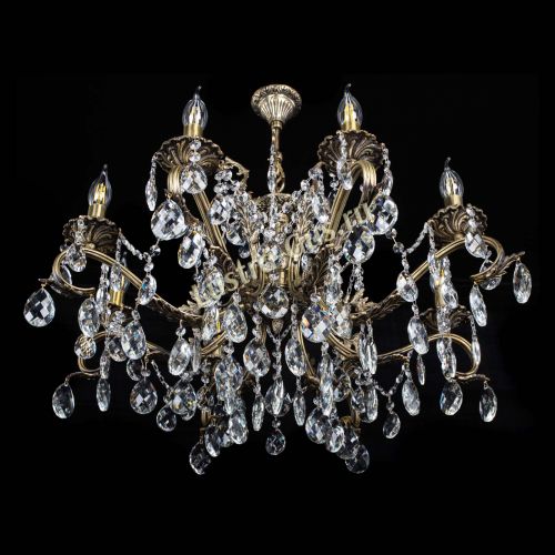 Люстра бронзовая Милана №1 баден в Кирове Гусь Хрустальный