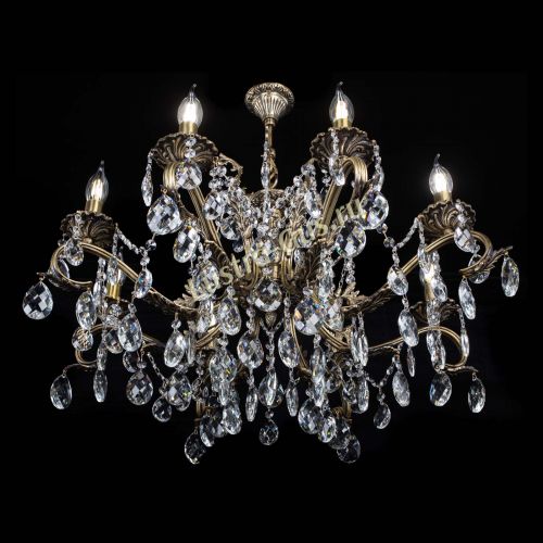 Люстра бронзовая Милана №1 баден в Кирове Гусь Хрустальный