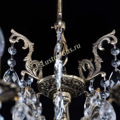 Люстра бронзовая Милана №1 баден в Кирове Гусь Хрустальный