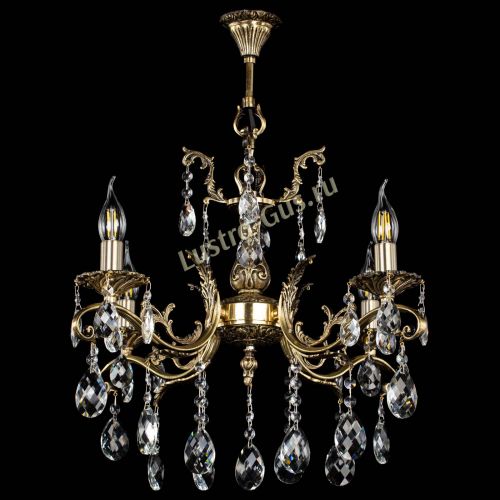 Люстра бронзовая Милана №4/2 баден в Кирове Гусь Хрустальный