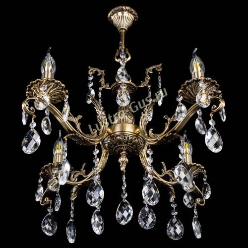 Люстра бронзовая Милана №4/2 баден в Кирове Гусь Хрустальный