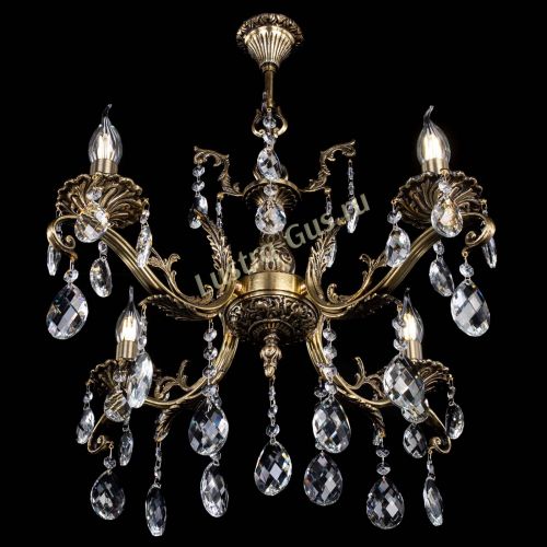 Люстра бронзовая Милана №4/2 баден в Кирове Гусь Хрустальный