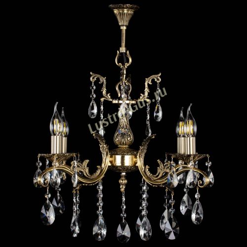 Люстра бронзовая Милана №4/2 лучик в Кирове Гусь Хрустальный