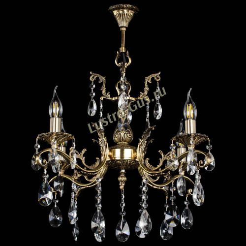 Люстра бронзовая Милана №4/2 лучик в Кирове Гусь Хрустальный