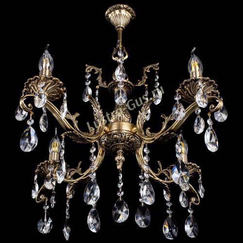 Люстра бронзовая Милана №4/2 лучик в Кирове Гусь Хрустальный