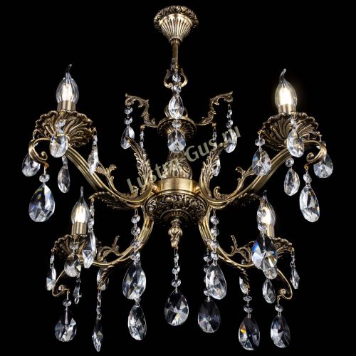 Люстра бронзовая Милана №4/2 лучик в Кирове Гусь Хрустальный