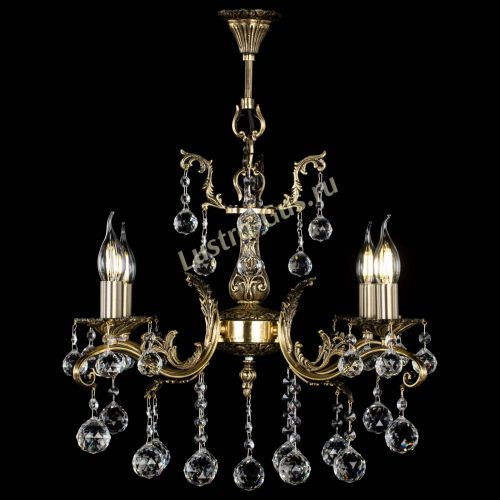 Люстра бронзовая Милана №4/2 шар в Кирове Гусь Хрустальный