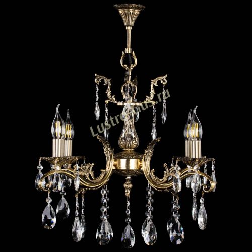 Люстра бронзовая Милана №4/2 журавлик в Кирове Гусь Хрустальный