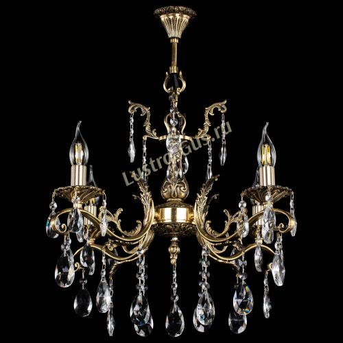 Люстра бронзовая Милана №4/2 журавлик в Кирове Гусь Хрустальный