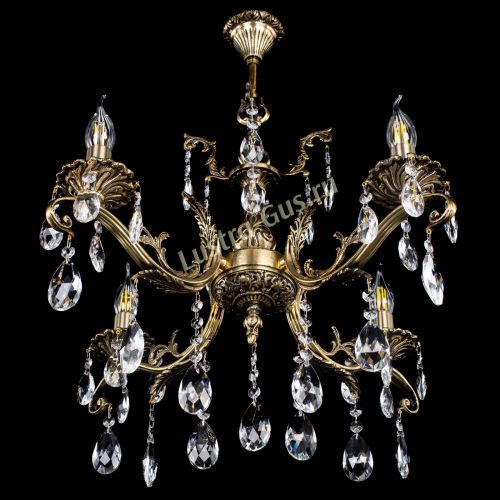 Люстра бронзовая Милана №4/2 журавлик в Кирове Гусь Хрустальный