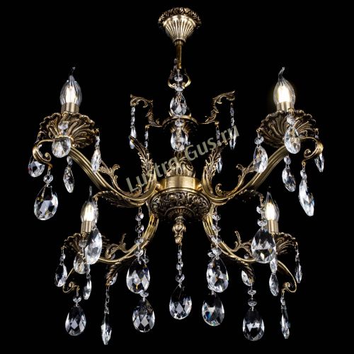 Люстра бронзовая Милана №4/2 журавлик в Кирове Гусь Хрустальный