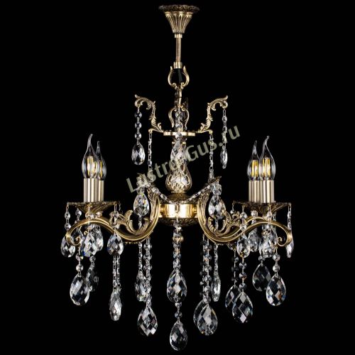 Люстра бронзовая Милана №4 баден в Кирове Гусь Хрустальный