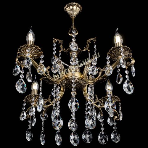 Люстра бронзовая Милана №4 баден в Кирове Гусь Хрустальный