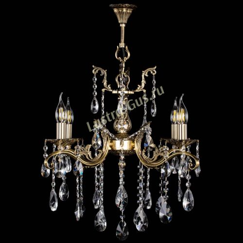 Люстра бронзовая Милана №4 лучик в Кирове Гусь Хрустальный