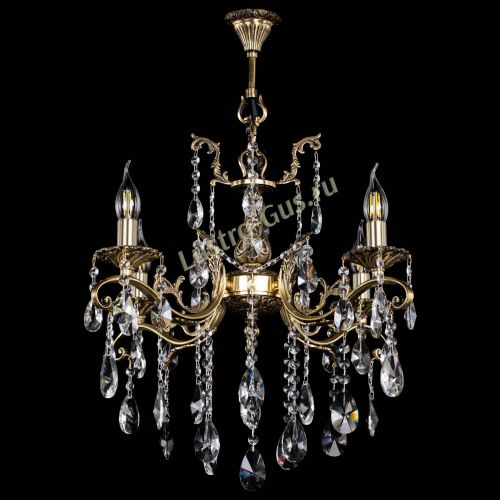 Люстра бронзовая Милана №4 лучик в Кирове Гусь Хрустальный