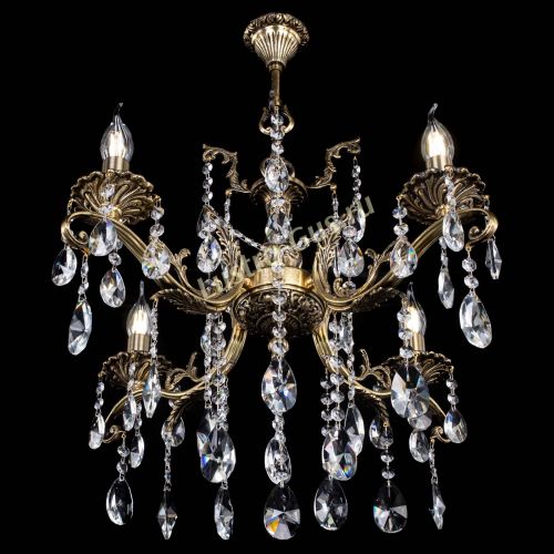 Люстра бронзовая Милана №4 лучик в Кирове Гусь Хрустальный